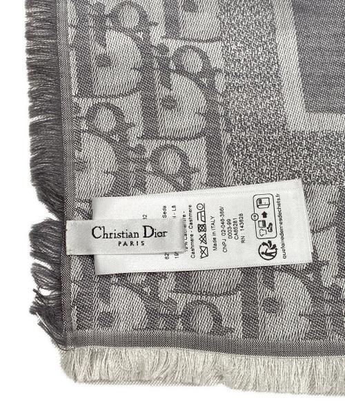 Christian Dior（クリスチャン ディオール）Christian Dior (クリスチャン ディオール) ショール グレーの古着・服飾アイテム