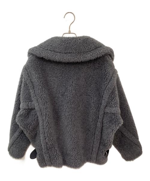 MaxMara（マックスマーラ）MaxMara (マックスマーラ) テディベアショートコート グレー サイズ:34の古着・服飾アイテム
