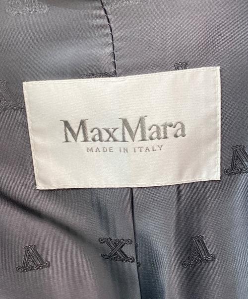 MaxMara（マックスマーラ）MaxMara (マックスマーラ) テディベアショートコート グレー サイズ:34の古着・服飾アイテム