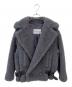 MaxMara（マックスマーラ）の古着「テディベアショートコート」｜グレー