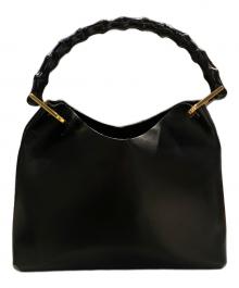 GUCCI（グッチ）の古着「 バンブー ハンドバッグ 」｜ブラック