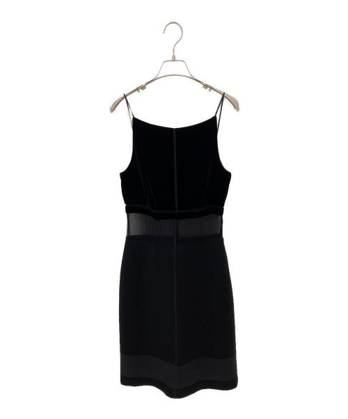 PRADA（プラダ）PRADA (プラダ) キャミソールワンピース ブラック サイズ:38の古着・服飾アイテム