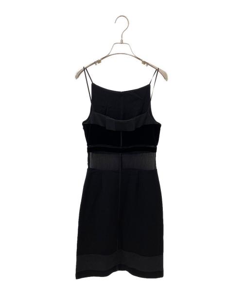 PRADA（プラダ）PRADA (プラダ) キャミソールワンピース ブラック サイズ:38の古着・服飾アイテム