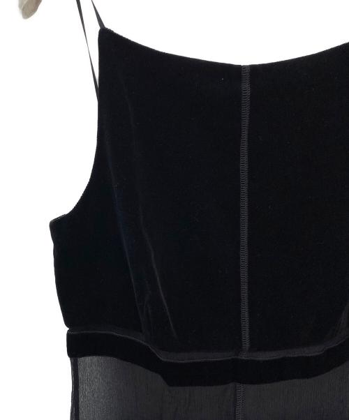 PRADA（プラダ）PRADA (プラダ) キャミソールワンピース ブラック サイズ:38の古着・服飾アイテム