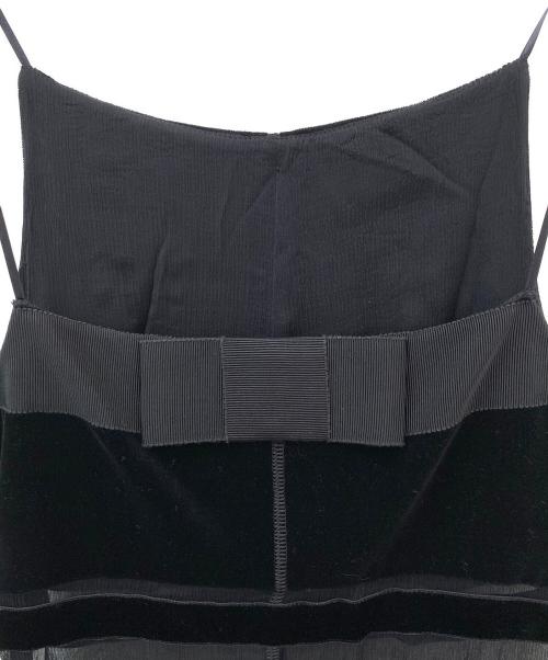 PRADA（プラダ）PRADA (プラダ) キャミソールワンピース ブラック サイズ:38の古着・服飾アイテム