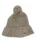 MONCLER（モンクレール）の古着「ニット帽」｜ベージュ