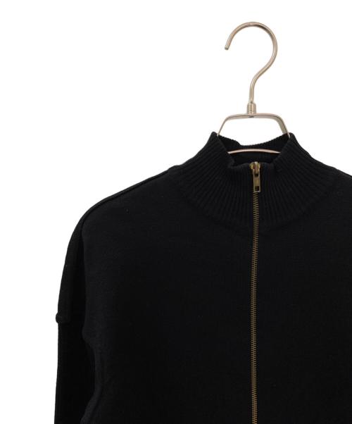 ALAIA（アライア）ALAIA (アライア) ハイネックジップニット ブラック サイズ:Sの古着・服飾アイテム