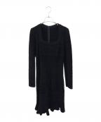 ALAIAアライア）の古着「ニットワンピース」｜ブラック