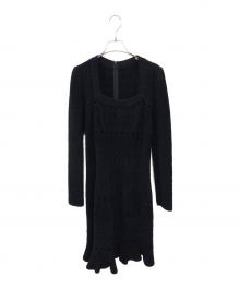 ALAIA（アライア）の古着「ニットワンピース」｜ブラック
