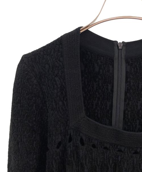 ALAIA（アライア）ALAIA (アライア) ニットワンピース ブラック サイズ:42の古着・服飾アイテム
