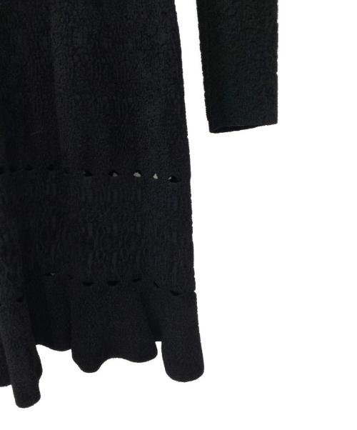 ALAIA（アライア）ALAIA (アライア) ニットワンピース ブラック サイズ:42の古着・服飾アイテム
