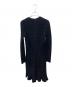 ALAIA (アライア) ニットワンピース ブラック サイズ:42：18000円