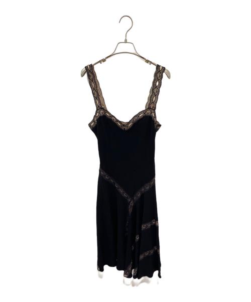 ALAIA（アライア）ALAIA (アライア) キャミソールワンピース ブラック サイズ:44の古着・服飾アイテム