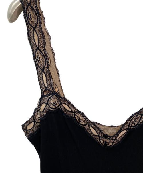 ALAIA（アライア）ALAIA (アライア) キャミソールワンピース ブラック サイズ:44の古着・服飾アイテム