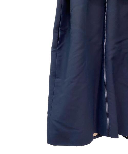 partow（パルトウ）partow (パルトウ) 半袖ワンピース ネイビー サイズ:10の古着・服飾アイテム