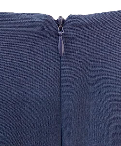 partow（パルトウ）partow (パルトウ) 半袖ワンピース ネイビー サイズ:10の古着・服飾アイテム