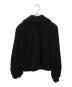 patou (パトゥ) リサイクルフェイクファー ハイネック ボンバージャケット ブラック サイズ:34：60000円