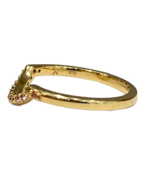 BIZOUX（ビズー）BIZOUX (ビズー) ストーン付リング サイズ:4号の古着・服飾アイテム