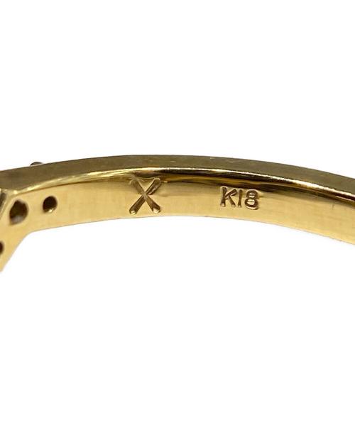 BIZOUX（ビズー）BIZOUX (ビズー) ストーン付リング サイズ:4号の古着・服飾アイテム