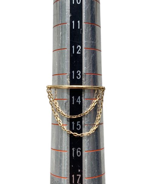 COCOSHNIK（ココシュニック）COCOSHNIK (ココシュニック) チェーンデザインリング サイズ:13.5号の古着・服飾アイテム