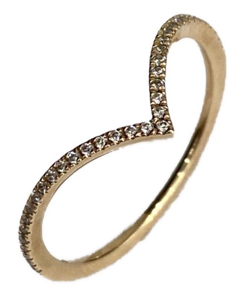 COCOSHNIK（ココシュニック）COCOSHNIK (ココシュニック) ストーン付Vリング サイズ:16号の古着・服飾アイテム