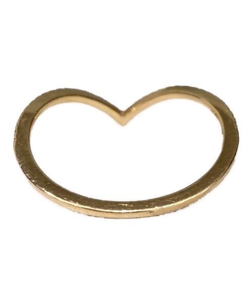 COCOSHNIK（ココシュニック）COCOSHNIK (ココシュニック) ストーン付Vリング サイズ:16号の古着・服飾アイテム