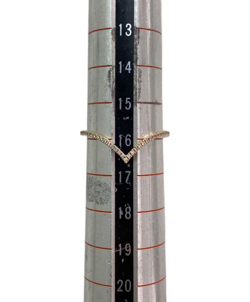 COCOSHNIK（ココシュニック）COCOSHNIK (ココシュニック) ストーン付Vリング サイズ:16号の古着・服飾アイテム