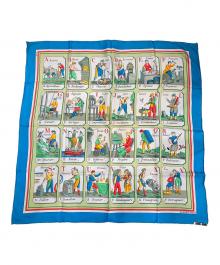 HERMES（エルメス）の古着「カレ90」｜ブルー