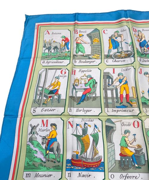 HERMES（エルメス）HERMES (エルメス) カレ90 ブルー サイズ:90の古着・服飾アイテム