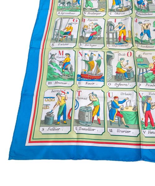 HERMES（エルメス）HERMES (エルメス) カレ90 ブルー サイズ:90の古着・服飾アイテム