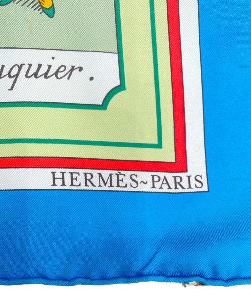HERMES（エルメス）HERMES (エルメス) カレ90 ブルー サイズ:90の古着・服飾アイテム