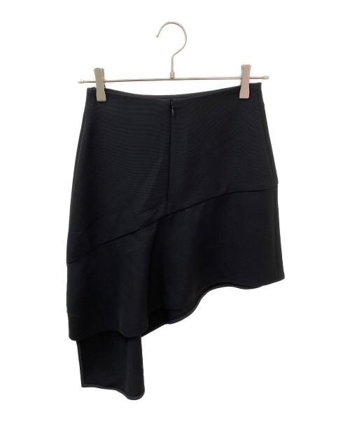 BALENCIAGA（バレンシアガ）BALENCIAGA (バレンシアガ) アシンメトリースカート ブラック サイズ:34の古着・服飾アイテム