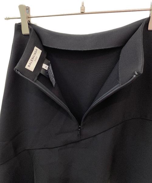BALENCIAGA（バレンシアガ）BALENCIAGA (バレンシアガ) アシンメトリースカート ブラック サイズ:34の古着・服飾アイテム