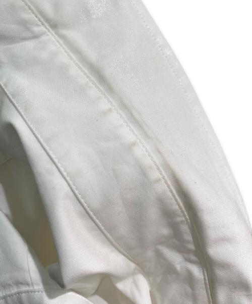 Maison Margiela（メゾンマルジェラ）Maison Margiela (メゾンマルジェラ) スライトリーシャイニーシャツ ホワイト サイズ:38の古着・服飾アイテム