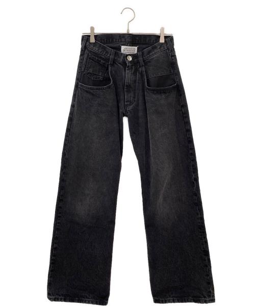 Maison Margiela（メゾンマルジェラ）Maison Margiela (メゾンマルジェラ) ポケットジーンズ ブラック サイズ:36の古着・服飾アイテム