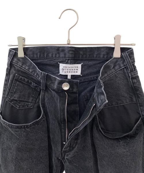 Maison Margiela（メゾンマルジェラ）Maison Margiela (メゾンマルジェラ) ポケットジーンズ ブラック サイズ:36の古着・服飾アイテム