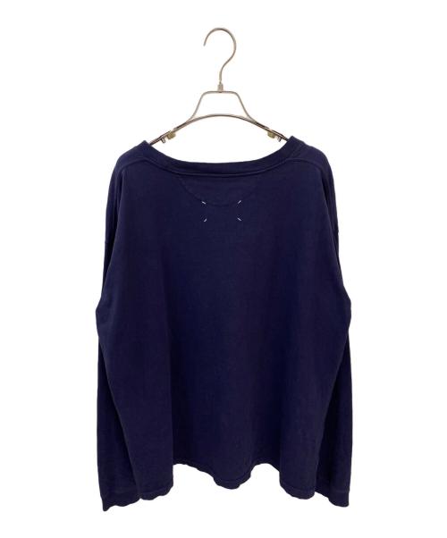 Maison Margiela（メゾンマルジェラ）Maison Margiela (メゾンマルジェラ) ダメージ加工 BINGO Tシャツ ネイビー サイズ:Mの古着・服飾アイテム
