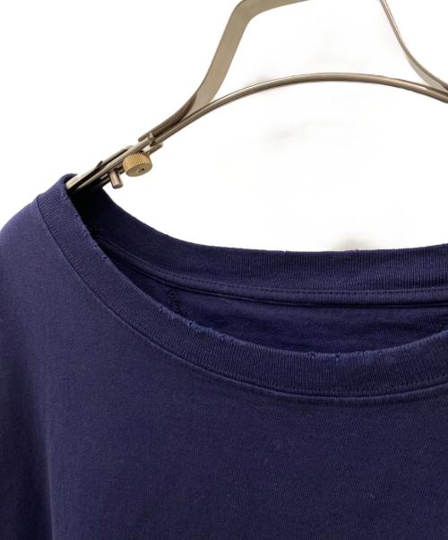 Maison Margiela（メゾンマルジェラ）Maison Margiela (メゾンマルジェラ) ダメージ加工 BINGO Tシャツ ネイビー サイズ:Mの古着・服飾アイテム