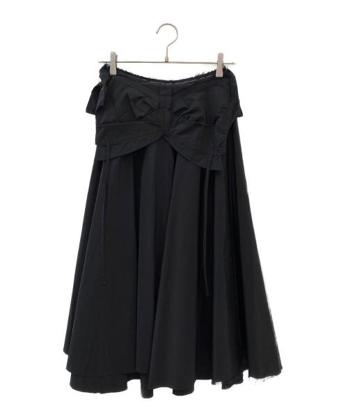 Maison Margiela（メゾンマルジェラ）Maison Margiela (メゾンマルジェラ) Midi Skirt ブラック サイズ:36の古着・服飾アイテム
