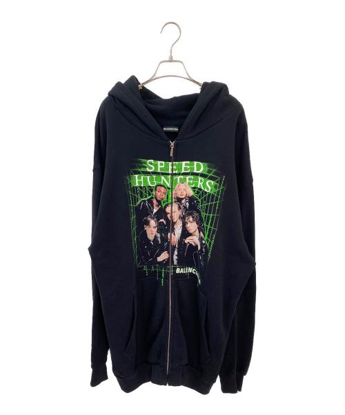 BALENCIAGA（バレンシアガ）BALENCIAGA (バレンシアガ) スピードハンタージップ パーカー ブラック サイズ:Ｍの古着・服飾アイテム