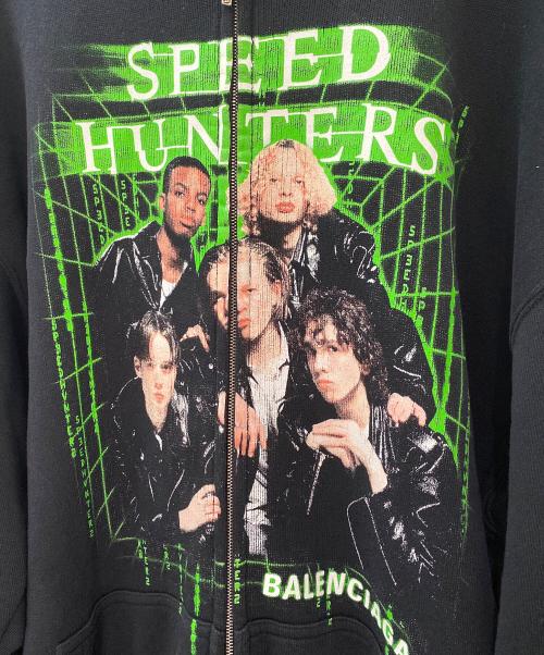 BALENCIAGA（バレンシアガ）BALENCIAGA (バレンシアガ) スピードハンタージップ パーカー ブラック サイズ:Ｍの古着・服飾アイテム