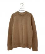 Maison Margielaメゾンマルジェラ）の古着「ジップニットトップス」｜ベージュ