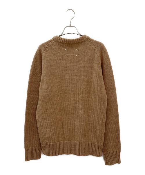 Maison Margiela（メゾンマルジェラ）Maison Margiela (メゾンマルジェラ) ジップニットトップス ベージュ サイズ:Mの古着・服飾アイテム