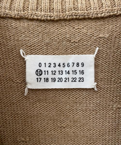 Maison Margiela（メゾンマルジェラ）Maison Margiela (メゾンマルジェラ) ジップニットトップス ベージュ サイズ:Mの古着・服飾アイテム