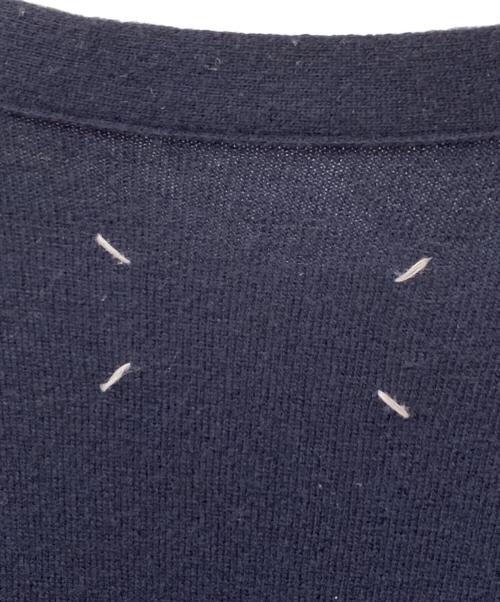 Maison Margiela（メゾンマルジェラ）Maison Margiela (メゾンマルジェラ) ニットカーディガン ネイビー サイズ:Ｍの古着・服飾アイテム