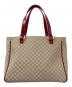 CELINE (セリーヌ) マカダム柄トートバッグ レッド：33000円