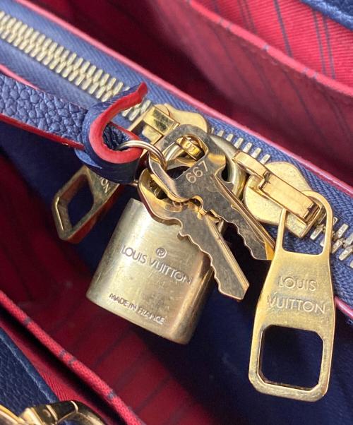 LOUIS VUITTON（ルイ ヴィトン）LOUIS VUITTON (ルイ ヴィトン) モンテーニュMM ネイビー サイズ:MMの古着・服飾アイテム