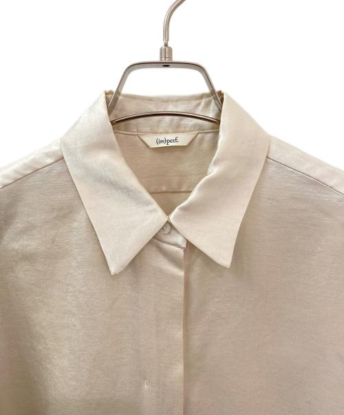 (im)perf（インパーフ）(im)perf (インパーフ) Vintagesatinshirt ベージュ サイズ:Freeの古着・服飾アイテム