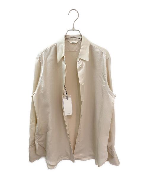 (im)perf（インパーフ）(im)perf (インパーフ) Vintagesatinshirt ベージュ サイズ:Freeの古着・服飾アイテム