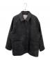 emmi（エミ）の古着「フェイクレザーダブルジップブルゾン」｜ブラック